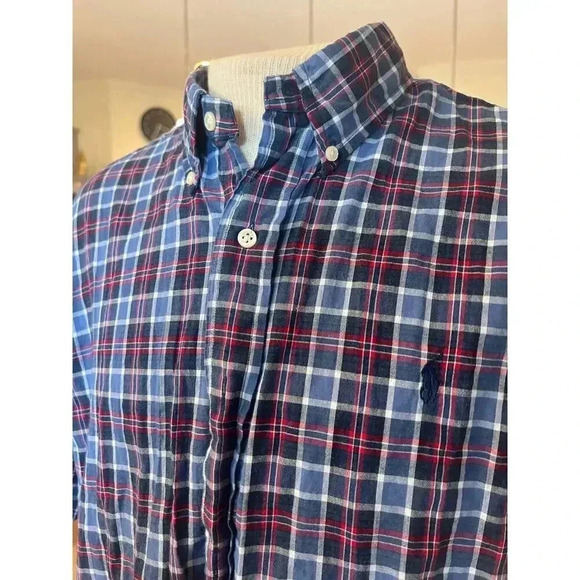 RALPH LAUREN CLASSIC FIT SHORT SLEEVE MENS BUTTON UP SIZE XL - Picture 4 of 6